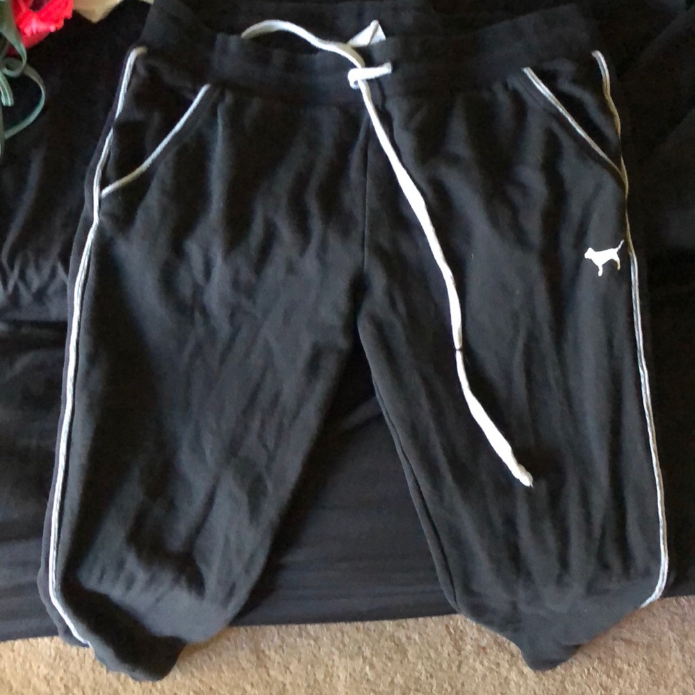 Pink sweat pants